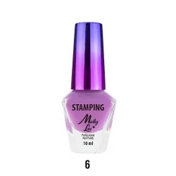 Mollylac - Stämplings lack - Lila - 06 - 10 ml - Nagellack -glamandbeauty.se