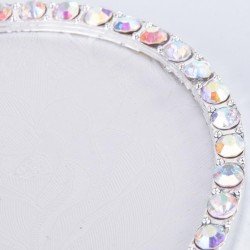 Penselställ / blandningsyta / display - Cirlel - Silver + Stenar - Displayer / Övningsmaterial -glamandbeauty.se Penselställ / blandningsyta / display - Cirlel - Silver + Stenar - Displayer / Övningsmaterial -glamandbeauty.se