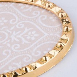 Penselställ / blandningsyta / display - Cirlel - Guld + Stenar - Displayer / Övningsmaterial -glamandbeauty.se Penselställ / blandningsyta / display - Cirlel - Guld + Stenar - Displayer / Övningsmaterial -glamandbeauty.se