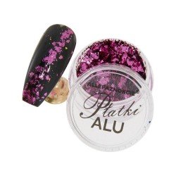 Nageldekorationer - Metall / Alu flingor - 04 - Metall- dekorationer -glamandbeauty.se