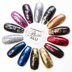 Nageldekorationer - Metall / Alu flingor - 04 - Metall- dekorationer -glamandbeauty.se