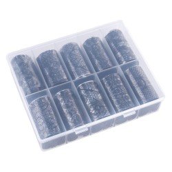 Nagelfolie / folie - Set 10 färger - 100 cm / st - Nagelfolie -glamandbeauty.se Nagelfolie / folie - Set 10 färger - 100 cm / st - Nagelfolie -glamandbeauty.se