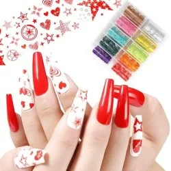 Nagelfolie / folie - Set 10 färger - 100 cm / st - Nagelfolie -glamandbeauty.se Nagelfolie / folie - Set 10 färger - 100 cm / st - Nagelfolie -glamandbeauty.se