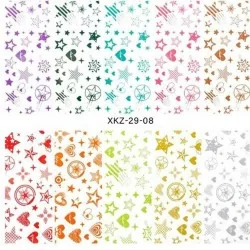 Nagelfolie / folie - Set 10 färger - 100 cm / st - Nagelfolie -glamandbeauty.se Nagelfolie / folie - Set 10 färger - 100 cm / st - Nagelfolie -glamandbeauty.se