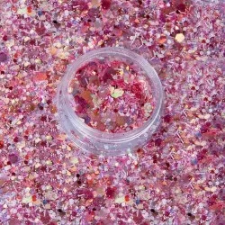 Mix glitter - Alpine effekt - 07 - Mix glitter / dekorationer -glamandbeauty.se