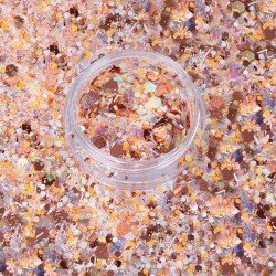 Mix glitter - Alpine effekt - 06 - Mix glitter / dekorationer -glamandbeauty.se