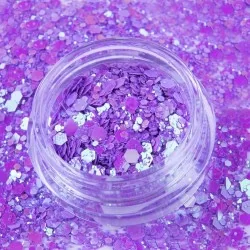 Glitter - Hexagon - Primavera - 09 - Mix glitter / dekorationer -glamandbeauty.se