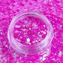 Glitter - Hexagon - Primavera - 07 - Mix glitter / dekorationer -glamandbeauty.se