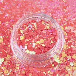 Glitter - Hexagon - Primavera - 06 - Mix glitter / dekorationer -glamandbeauty.se Glitter - Hexagon - Primavera - 06 - Mix glitter / dekorationer -glamandbeauty.se