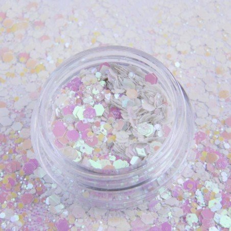 Glitter - Hexagon - Primavera - 01