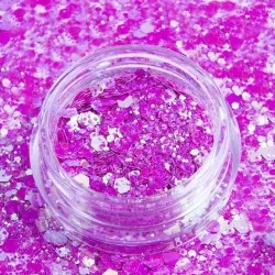 Glitter - Hexagon - Primavera - 08 - Mix glitter / dekorationer -glamandbeauty.se