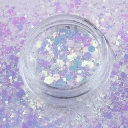 Glitter - Hexagon - Primavera - 02 - Mix glitter / dekorationer -glamandbeauty.se