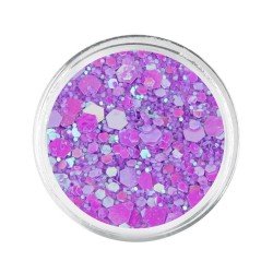 Glitter - Hexagon - Primavera - 09 - Mix glitter / dekorationer -glamandbeauty.se Glitter - Hexagon - Primavera - 09 - Mix glitter / dekorationer -glamandbeauty.se