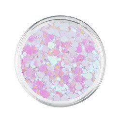 Glitter - Hexagon - Primavera - 01 - Mix glitter / dekorationer -glamandbeauty.se