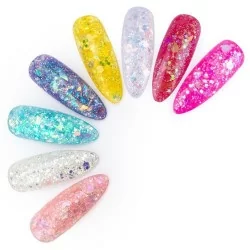 Glitter - Mix - Princess - 05 - Mix glitter / dekorationer -glamandbeauty.se