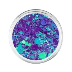 Glitter - Hexagon - Primavera - 10 - Mix glitter / dekorationer -glamandbeauty.se