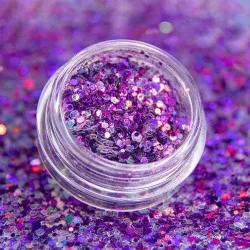 Nagelglitter - Wink Effect - Hexagon - 17 - Storlek 0.2-0.375mm -glamandbeauty.se Nagelglitter - Wink Effect - Hexagon - 17 - Storlek 0.2-0.375mm -glamandbeauty.se