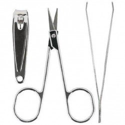 Nagel set: Nagelbandssax - Pincett - Nagelsax -  Verktyg -glamandbeauty.se