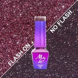 Mollylac - Gellack - Flashling lights - 613 5ml - Flash / Glitter -glamandbeauty.se