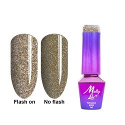 Mollylac - Gellack - Flashling lights - 611 5ml - Flash / Glitter -glamandbeauty.se Mollylac - Gellack - Flashling lights - 611 5ml - Flash / Glitter -glamandbeauty.se