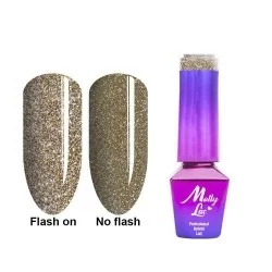 Mollylac - Gellack - Flashling lights - 611 5ml - Flash / Glitter -glamandbeauty.se