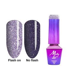 Mollylac - Gellack - Flashling lights - 615 5ml - Flash / Glitter -glamandbeauty.se