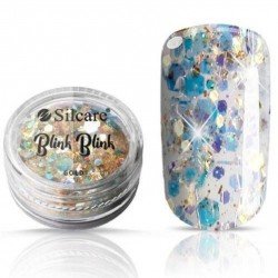 Silcare - Glitter flakes - Blink blink - Gold - Flakes - Glitter -glamandbeauty.se Silcare - Glitter flakes - Blink blink - Gold - Flakes - Glitter -glamandbeauty.se