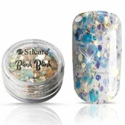 Silcare - Glitter flakes - Blink blink - Gold - Flakes - Glitter -glamandbeauty.se