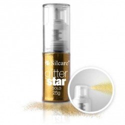 Silcare - Nagelglitter på pumpflaska - Gold - 25 gram - Glitter på sprayflaska -glamandbeauty.se Silcare - Nagelglitter på pumpflaska - Gold - 25 gram - Glitter på sprayflaska -glamandbeauty.se