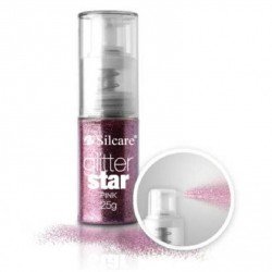 Silcare - Nagelglitter på pumpflaska - Pink - 25 gram - Glitter på sprayflaska -glamandbeauty.se Silcare - Nagelglitter på pumpflaska - Pink - 25 gram - Glitter på sprayflaska -glamandbeauty.se