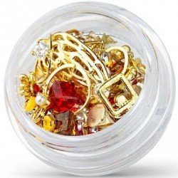 Dekorationer - Mix - Gold - 06 - Hyacinthe - Mix glitter / dekorationer -glamandbeauty.se Dekorationer - Mix - Gold - 06 - Hyacinthe - Mix glitter / dekorationer -glamandbeauty.se