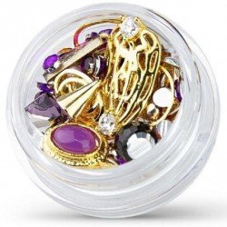 Dekorationer - Mix - Gold - 01 - Lavender - Mix glitter / dekorationer -glamandbeauty.se Dekorationer - Mix - Gold - 01 - Lavender - Mix glitter / dekorationer -glamandbeauty.se