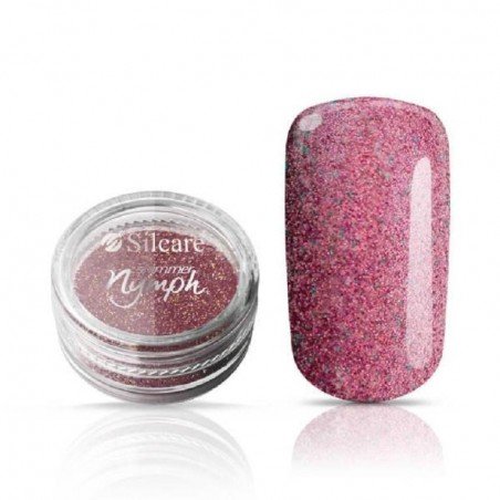 Silcare - Shimmer Nymph - Burgundy glitter - 3 gram