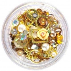 Dekorationer - One colour mix - 03 - Mix glitter / dekorationer -glamandbeauty.se