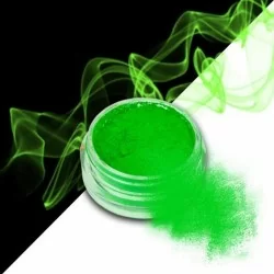 Effekt pulver - Smoke - Neon - Grön - 02 - Smoke powder -glamandbeauty.se