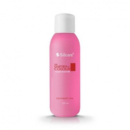 Silcare - Nagellacksborttagning - 570 ml - Jordgubb