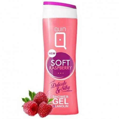 Silcare - Quin - Duschgel med lanolin - Hallon - 400 ml