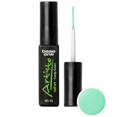 Base one - UV Gel - Artisto - Candy Green - 02 -10 gram