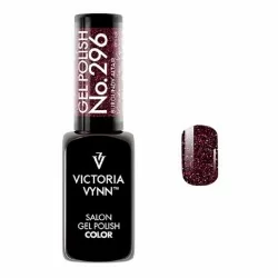 Victoria Vynn - Gel Polish - 296 Burgundy Altair - Gellack - Glitter -glamandbeauty.se