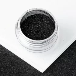 Effect Powder - Chrome / Glass - Svart - Chrome Pigment -glamandbeauty.se