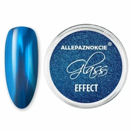 Effect Powder - Chrome / Glass - Blå