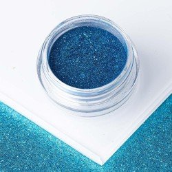 Effect Powder - Chrome / Glass - Blå -Chrome Pigment -glamandbeauty.se