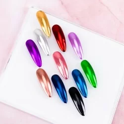 Effect Powder - Chrome / Glass - Blå - Chrome Pigment -glamandbeauty.se Effect Powder - Chrome / Glass - Blå - Chrome Pigment -glamandbeauty.se