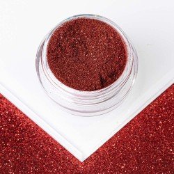 Effect Powder - Chrome / Glass - Röd - Chrome Pigment -glamandbeauty.se