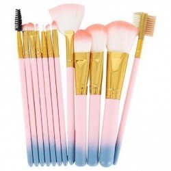Set med 12 sminkbortstar i rosa / blått med etui - Ansikte -glamandbeauty.se Set med 12 sminkbortstar i rosa / blått med etui - Ansikte -glamandbeauty.se