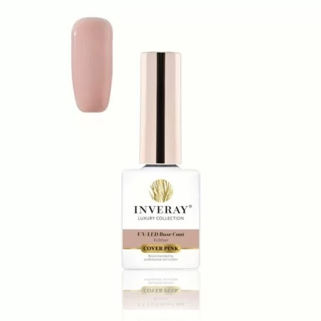 Inveray - Rubber Base Coat - Cover pink - 10 ml