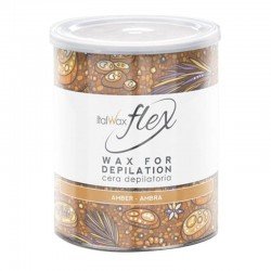800g Flex - Amber - Varmt Vax Burk - Italwax - Varmvax - Burk -glamandbeauty.se