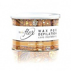 400g Flex - Amber - Varmt Vax Burk - Italwax - Varmvax - Burk -glamandbeauty.se
