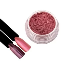 Effect Powder - Chrome / Glass - Roséguld - Chrome Pigment -glamandbeauty.se Effect Powder - Chrome / Glass - Roséguld - Chrome Pigment -glamandbeauty.se