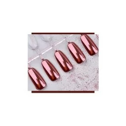 Effect Powder - Chrome / Glass - Roséguld - Chrome Pigment -glamandbeauty.se Effect Powder - Chrome / Glass - Roséguld - Chrome Pigment -glamandbeauty.se